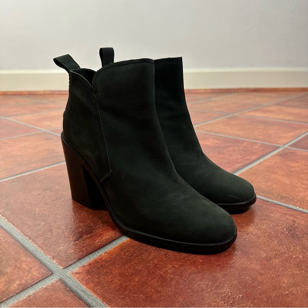 UGG Leather Ankle Boots in Black - Picture 2 of 10